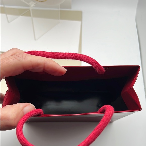 Cartier Red Shopping Bag 4.75” H x 5.5” W x 2” D - Picture 7 of 7